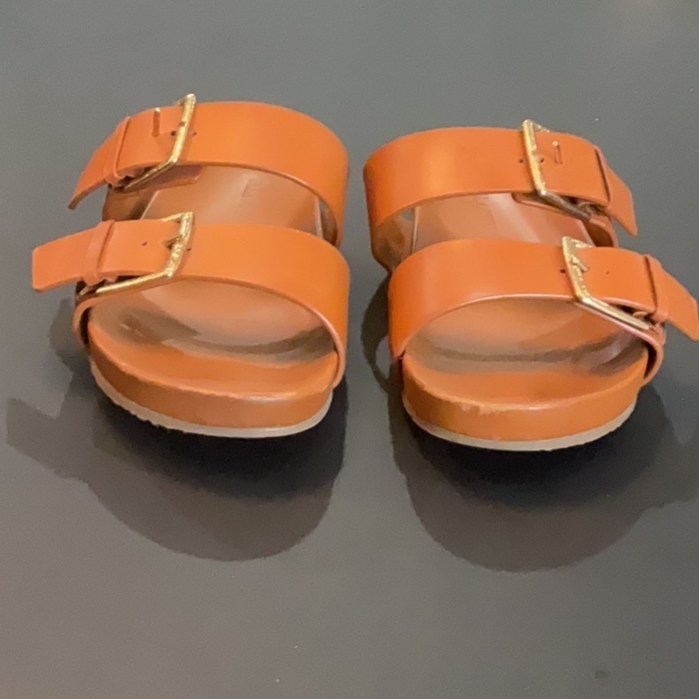 Ulla Johnson double buckle leather sandal in sierra brown size 38 1/2 (US 8.5) - Picture 3 of 7